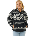 Rip Curl Soleil Polar Fleece 1/4 Zip
 Womens Black