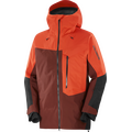 Salomon Moon Patrol Gore-Tex Jacket Mens Tomato / Rum Raisin / Deep Black