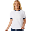 Rip Curl SG Wettie Ringer Tee Womens White