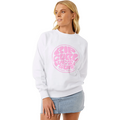 Rip Curl SG Graphic Fleece Crew Womens White