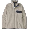 Patagonia Lightweight Synch Snap-T Pullover Mens Oatmeal Heather / Smolder Blue