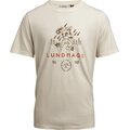 Lundhags Järpen Printed T-shirt Mens Chalk White (0030)