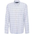 Barbour Caswell Tattersall Regular Fit Shirt Mens Navy