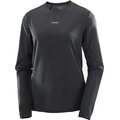 Salomon SHKout Core Long Sleeve Tee Womens Deep Black