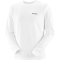 Salomon Logo Long Sleeve Tee Mens White