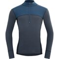 Devold Lauparen Merino 190 Zip Neck Mens Flood/Night/Ink