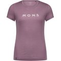 Mons Royale Icon Merino Air-Con Tee Women Mauve