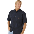 Rip Curl Raw Energy Short Sleeve Shirt Mens Washed Black