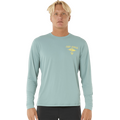 Rip Curl Icons Surflite UPF Long Sleeve Mens Blue Lagoon