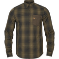 Härkila Akkan Long Sleeve Shirt Mens Willow Green / Shadow Brown