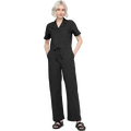 Duer Stretch Canvas Girlfriend Jumpsuit Womens Black
