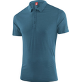 Löffler Poloshirt Merino Tencel Mens Dark Petrol