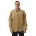Rip Curl Classic Surf Cord Long Sleeve Shirt Mens Dark Khaki