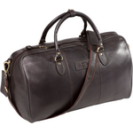 Alan Paine Leather Travel Bag Oak