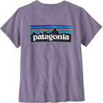 Patagonia P-6 Logo Responsibili-Tee Womens Concrete Purple