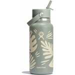 Hydro Flask Wide Mouth with Flex Straw Cap 946 ml (32 oz) Botanical Bliss Agave