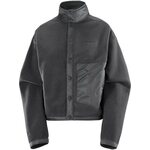 Salomon Chroma Fleece Cardigan Womens Deep Black