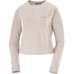 Salomon Essential Lightwarm Crewneck Womens Etherea