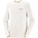 Salomon Logo Long Sleeve Tee Mens Whisper White