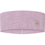 Buff Merino Headband Wide Solid Lilac Sand