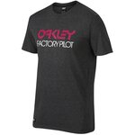 Oakley Factory Pilot Basic Graphic Tee Jet Black Heather