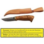 Tommi Knive 95 Natural brown handle and shealth