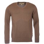 Barbour Broadland V Neck Dk Sand