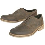 Barbour Redcar Oxford Broque Dk Brown