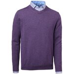 Chevalier Gary Wool Pullover w. patch Lila