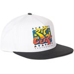 Rip Curl 100% Rad Snap Back Cap White