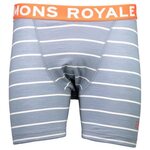Mons Royale Hold 'em Boxer Box Logo BT Lead Stripe