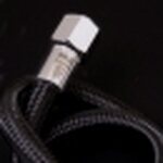 Miflex Low Pressure Hose UNF 3/8", 150 cm Black