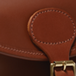 Croots Byland Leather Shotgun Slip With Flap and Zip London Tan