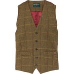 Alan Paine Surrey Men's Tweed Dress Waistcoat - Classic Fit Highland