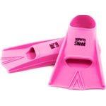 BornToSwim Child Silicone Swim Fins Pink