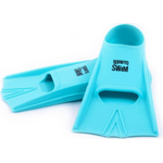 BornToSwim Child Silicone Swim Fins Turquoise