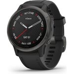 Garmin Fenix 6S Sapphire Carbon Grey w/ Black Band