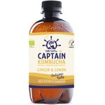 The Gutsy Captain Kombucha - fermentoitu juoma LUOMU Ginger Lemon
