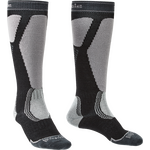 Bridgedale Ski Easy On Merino Endurance Over Calf Black/Lt Grey