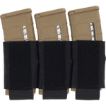 Ferro Concepts Turnover Magazine Pouch - Triple 5.56 Black