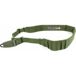 Blue Force Gear UDC Padded Bungee Single Point Sling, HK hook OD Green