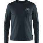 Fjällräven Forever Nature Badge LS T-Shirt Mens Dark Navy (555)