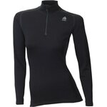 Aclima Warmwool Mock Neck Womens Jetblack