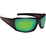 Aqua Perch Matt Black PL Mirrored Green
