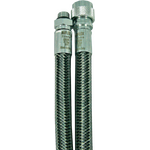 Miflex Inflation Hose, 75 cm Carbon black
