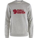 Fjällräven Logo Sweater Mens Grey/Melange (020-999)