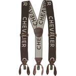 Chevalier Logo Suspenders Brown