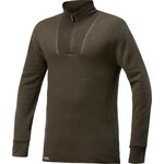 Woolpower Zip Turtleneck 400 Pine Green