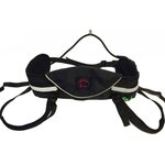 Zero DC Skijor belt Grizzly with Finnish Hook Musta