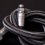 Miflex Inflation Hose, 55 cm Carbon black